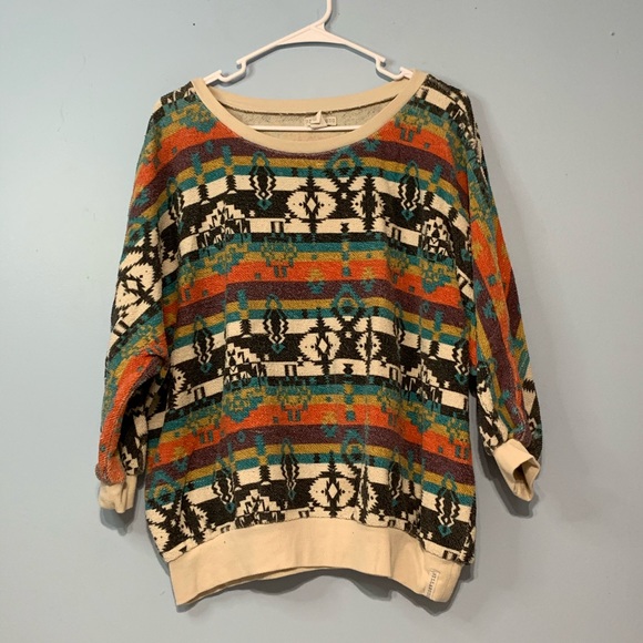 Billabong Sweaters - Billabong Aztec Sweater Size Large